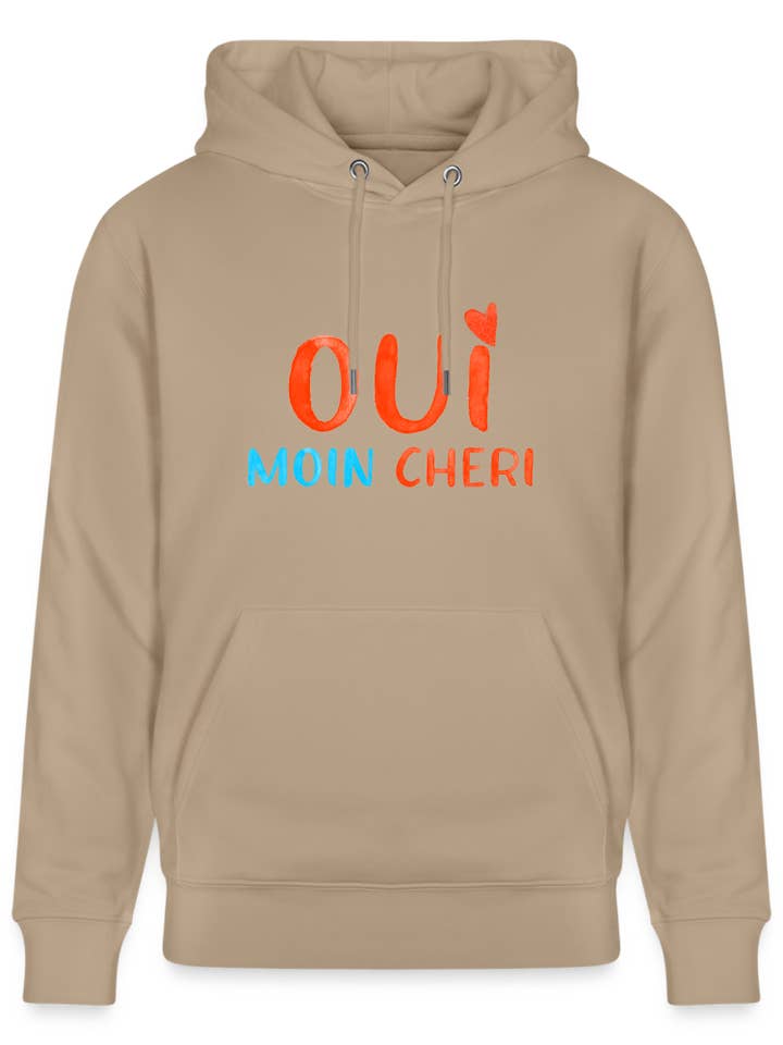 Oui Moin Cheri - Unisex organic hoodie for wholesale by HEIMARTLIEBE®