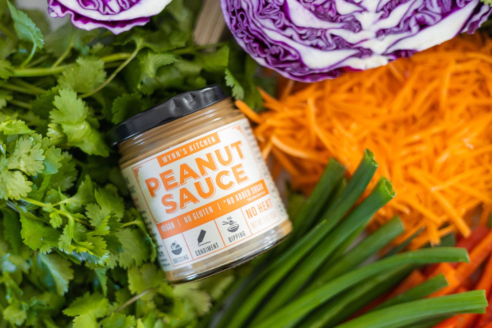 Wynn's Kitchen - Wholesale Sauce - KETO PEANUT SAUCE- VEGAN, No Sugar, Natural, Gluten Free,3