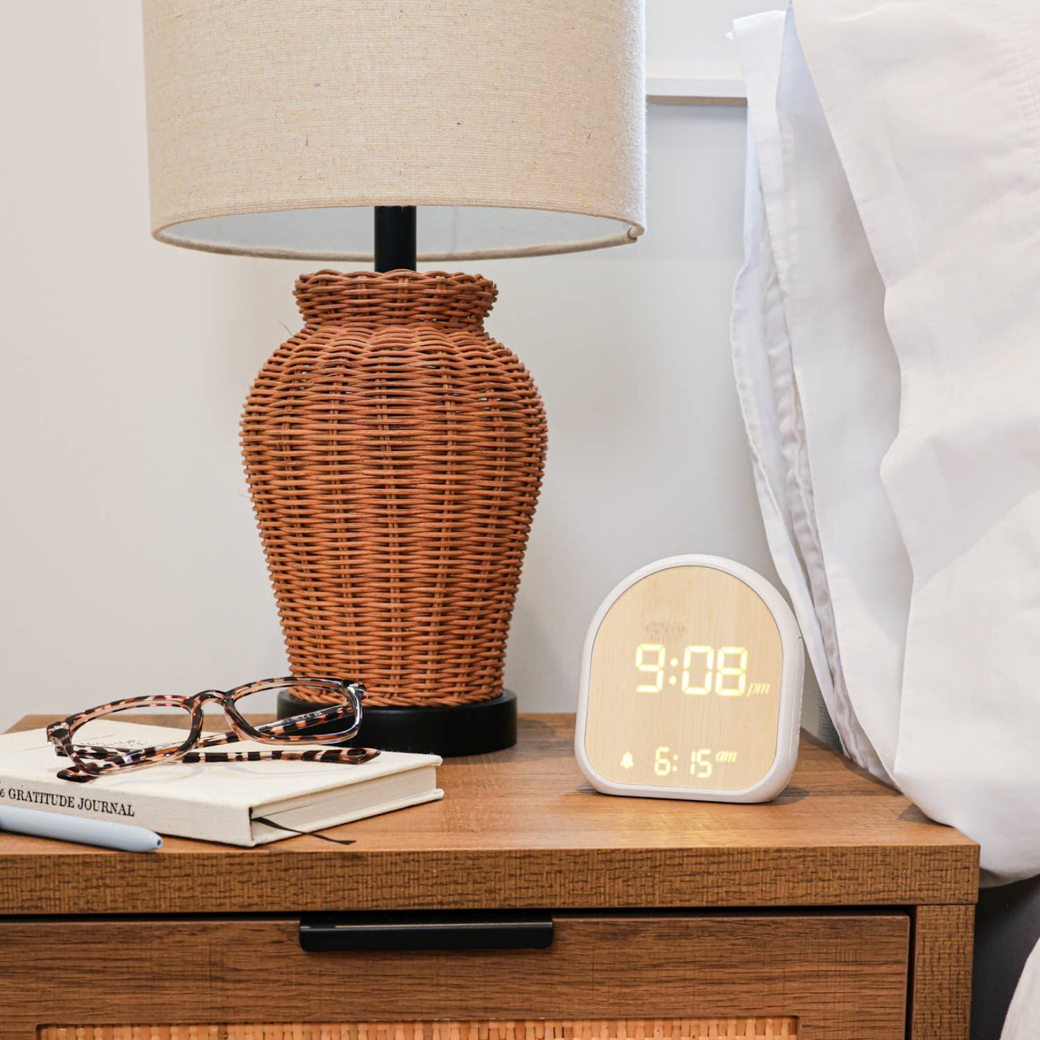 The Phone Box - Wholesale Alarm Clock - The Alarm Clock - White Cotton3