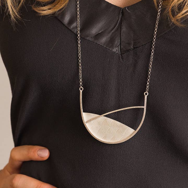 Collar De Plata Grande Colección Nuno (Co1140) para venta al por mayor de Tass Joies España