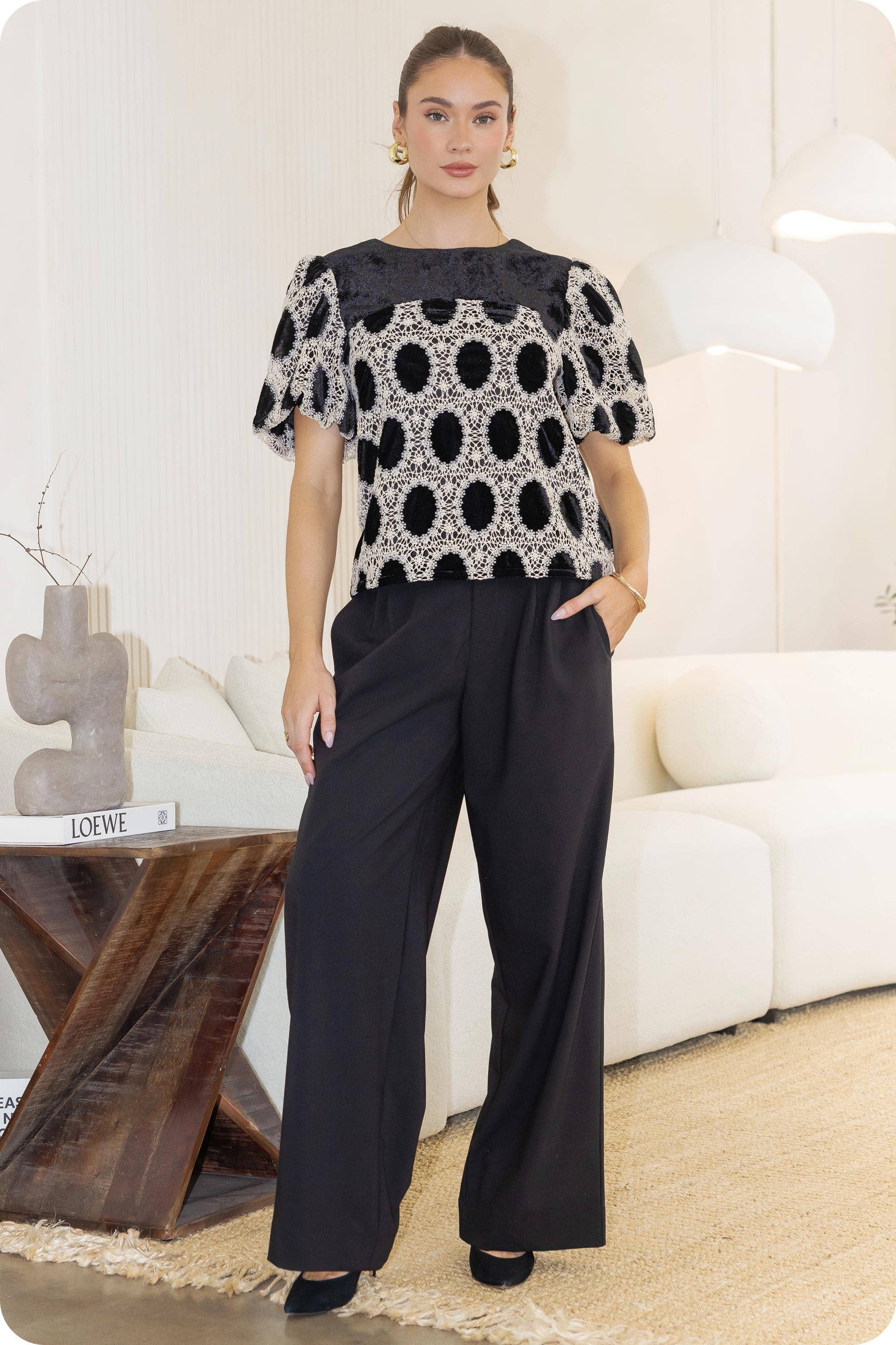 Strut & Bolt – wholesale Byxor - Dam – Kostymbyxor med vida ben42