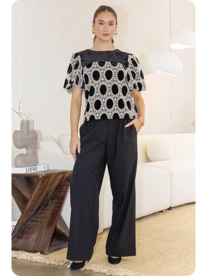 Strut & Bolt – wholesale Byxor - Dam – Kostymbyxor med vida ben42