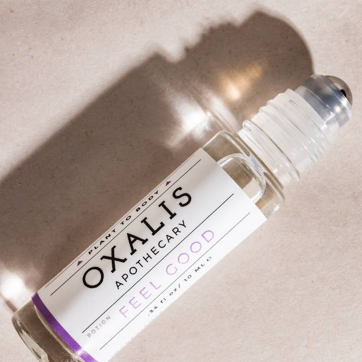 Oxalis Apothecary - Vente Roll-on aux huiles essentielles - Cadeaux de vacances Bien-être Soulagement du stress Aromathérapie2