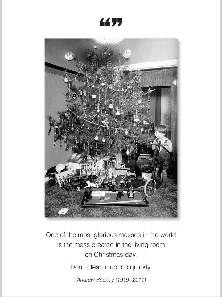 Biglietto di auguri di Natale "Glorious messes" per la vendita all'ingrosso da parte di The Borealis Press Inc