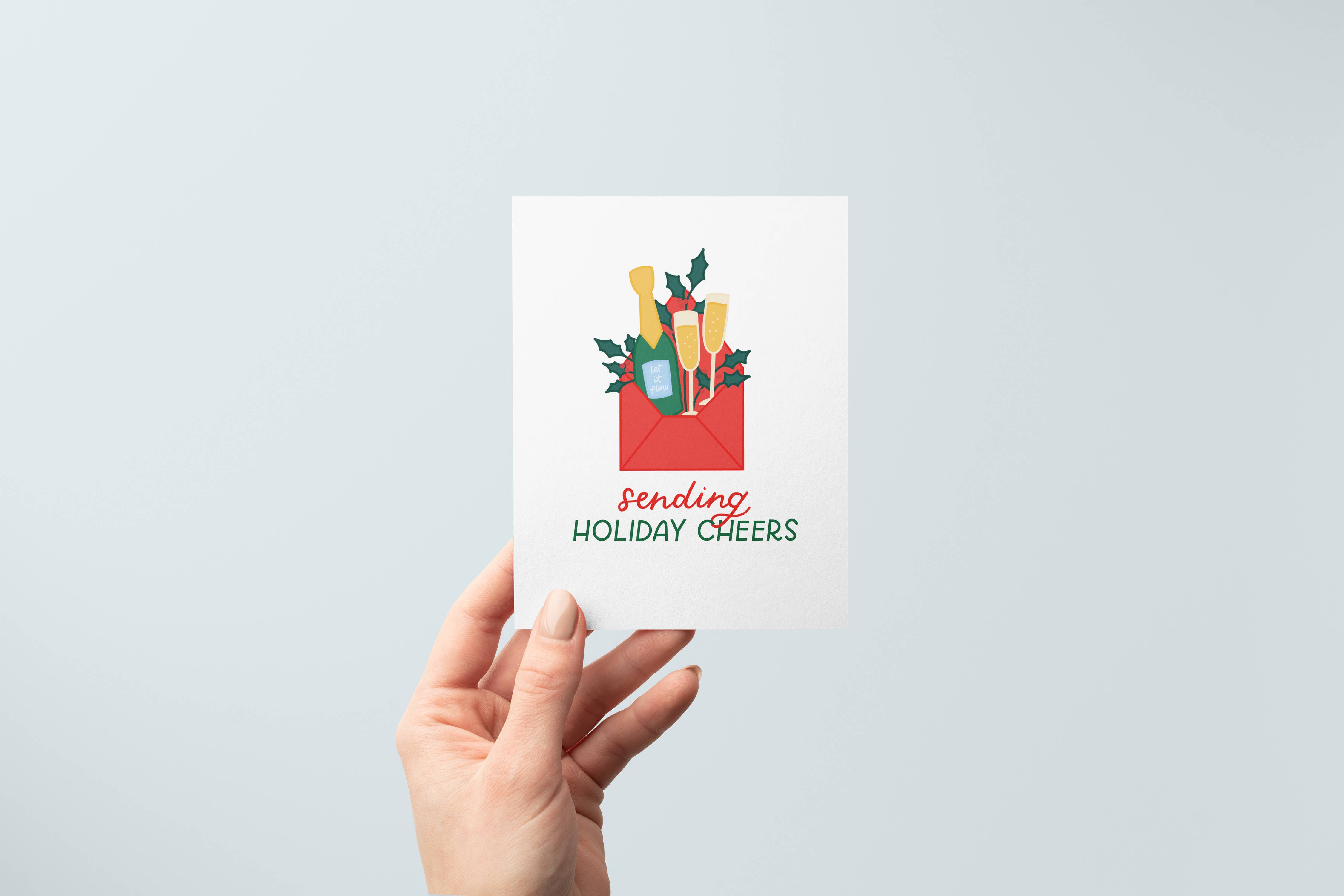 Just Follow Your Art - Wholesale Christmas Card - Sending Holiday Cheers Card | Christmas Greeting Cards1