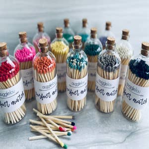 Bulk 3.75 Matches QTY: 100 Colored Matches Candle Matches Long