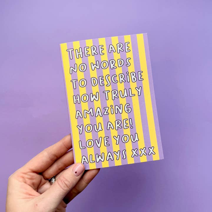 You are Truly Amazing, Cute Mother's Day Card for wholesale by Heather Alstead Design Ltd