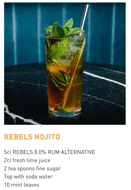 REBELS 0.0% - Vente Spiritueux/Vins/Bières sans alcool - DARK SPICE - alternative rhum sans alcool 0,0% avec canne à sucre et écorce de chêne5
