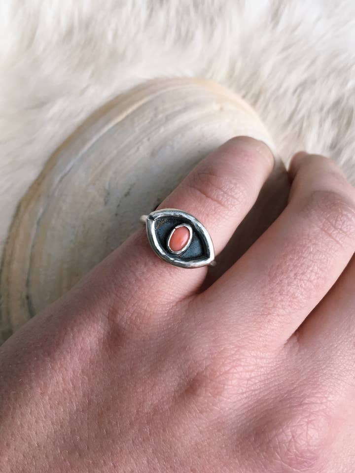 Eye Ring for wholesale by June Metal
