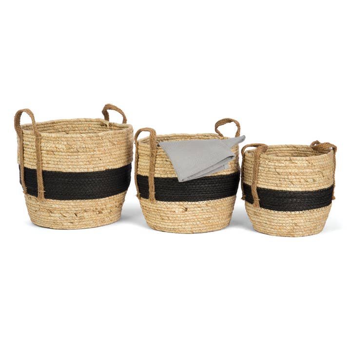 Willow Group - Wholesale Basket - S/3 RD MAIZE STORAGE SH1