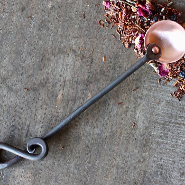 Wicks Forge - Vente Cuillère doseuse - Cuillères à café en cuivre et en acier (1 c. à thé)1
