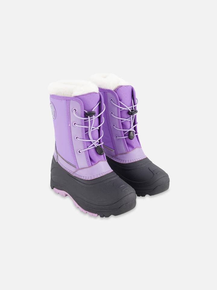 Botas de invierno lavanda con forro extraíble para venta al por mayor de Deux par Deux
