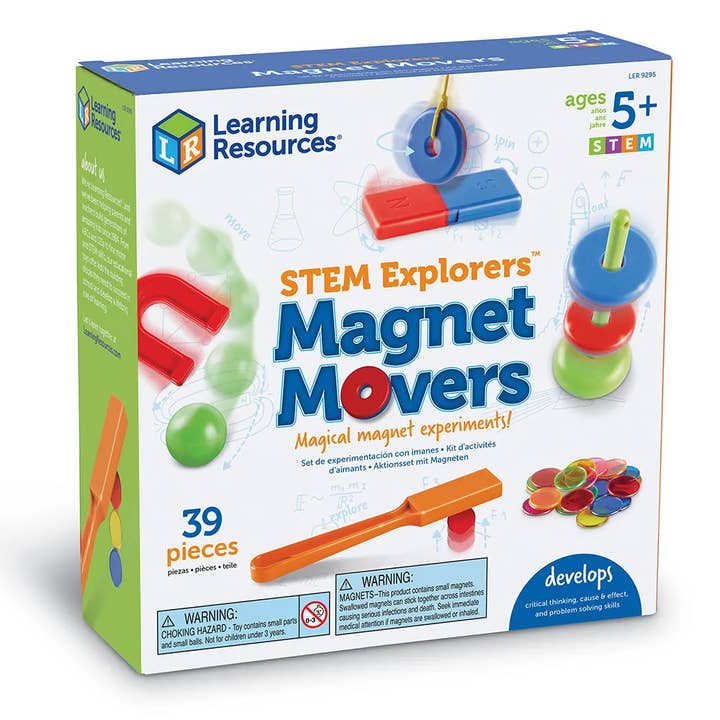 Learning Resources - Vente Lot de jouets – enfant - Moteurs magnétiques Stem Explorers™3