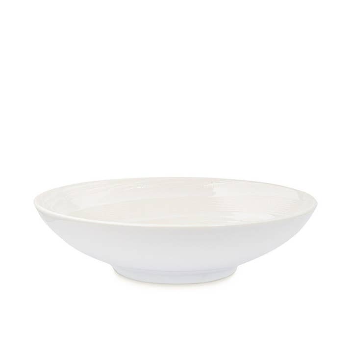 H&H - Wholesale Dinner Plate - Vortex Deep Plate in White Stoneware cm 191
