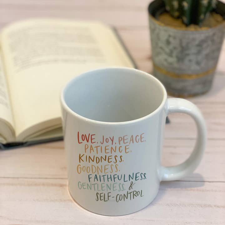 swaygirls - Wholesale Coffee Mug - Fruit of the Spirit mug | Christian coffee mug | Bible verse2