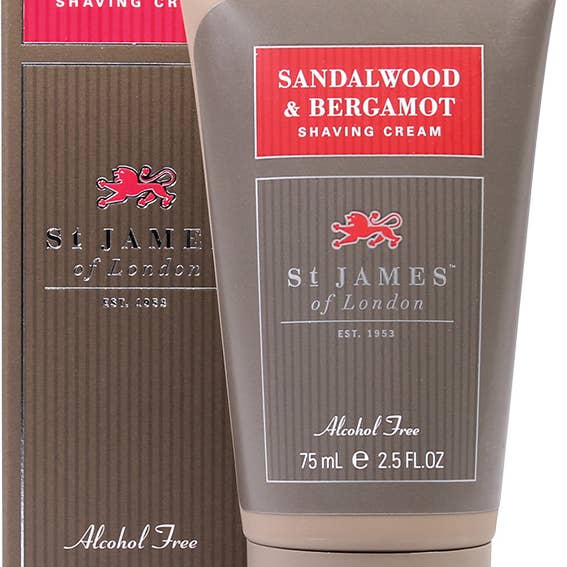 S&B Crème à Raser Tube de voyage 75g pour la vente par St James of London