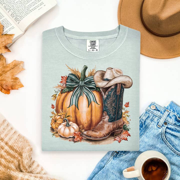 Camiseta Outono Ocidental por atacado de Trendy Tee Co.