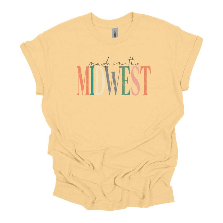 Made In The Midwest Tee for wholesale by Kendrick Home