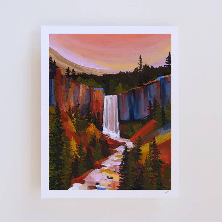Tumalo Falls - Fine Art Print for wholesale by Lindsay Gilmore