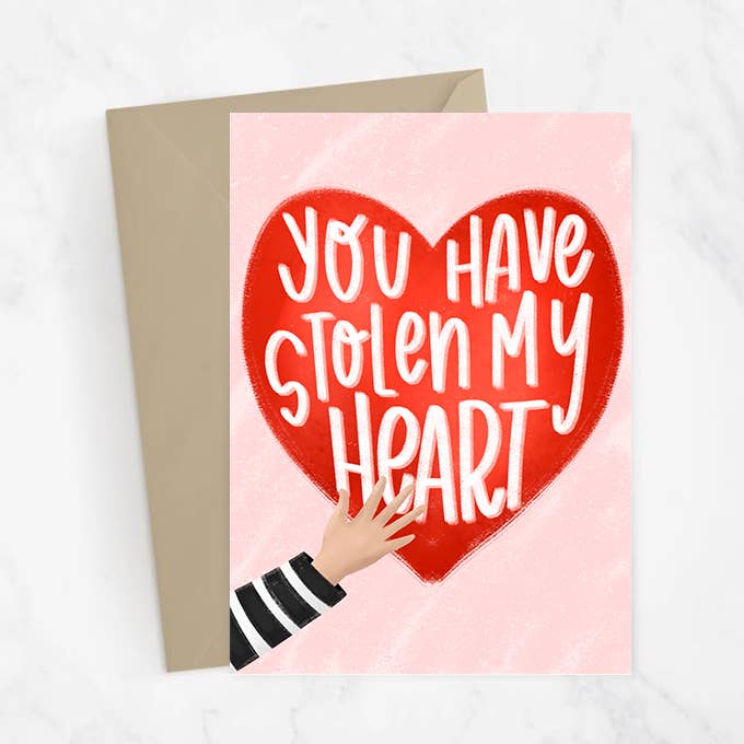 Stulna Mitt Hjärta kort för wholesale av Lux + Trip