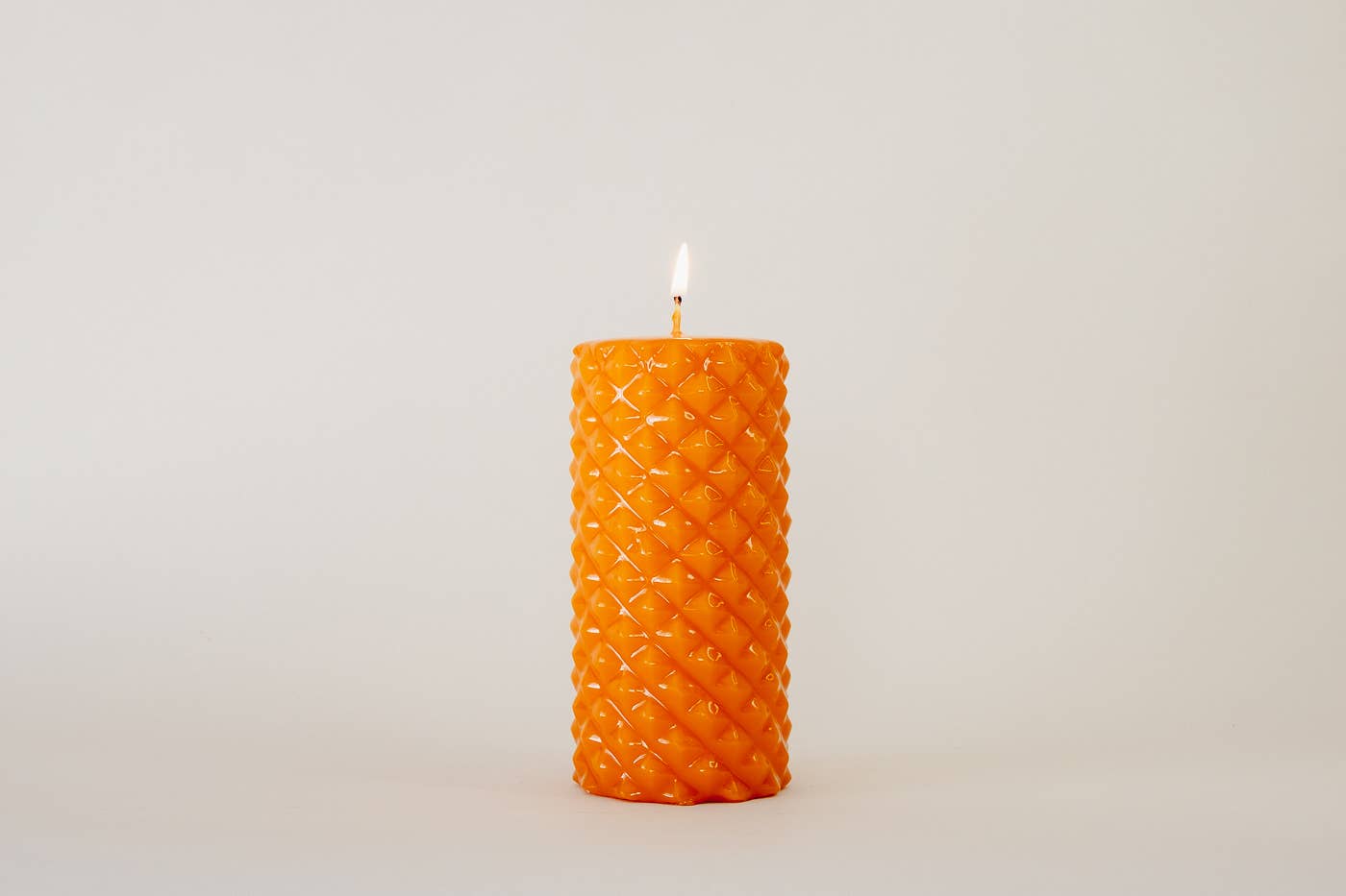 Manulena – wholesale Pelarljus – Stolpljus Tropical med lackade piggar, stor, orange0