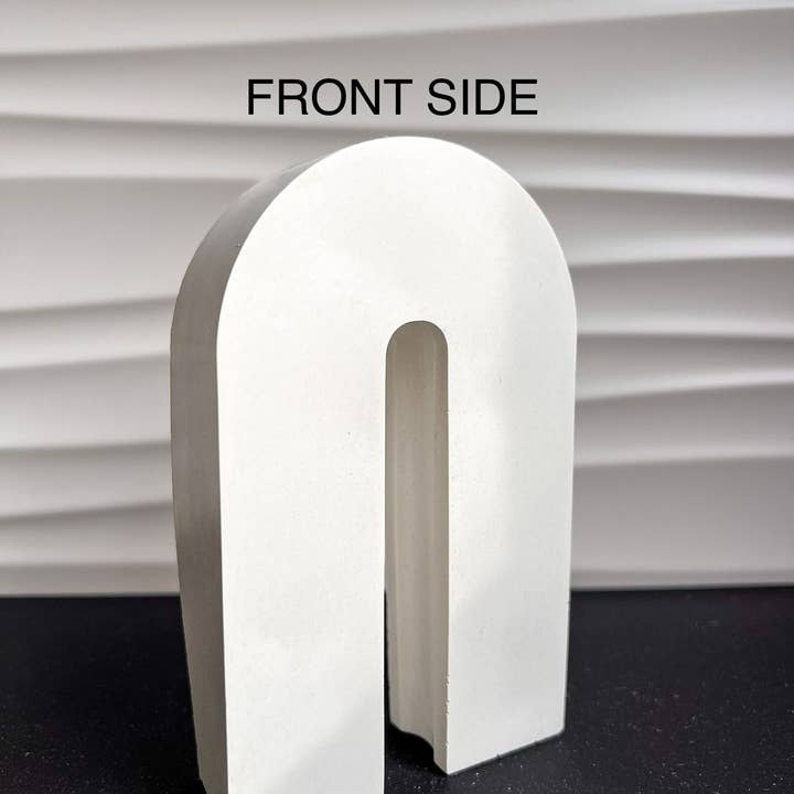 Minimal Loot Design - Wholesale Sculpture - Concrete Sculptural Arch, Standing Arch Decor, Nordic, Decorative Arch, Photo Props, Geometric Ornament, Cement Decor, Modern Decor, Still8