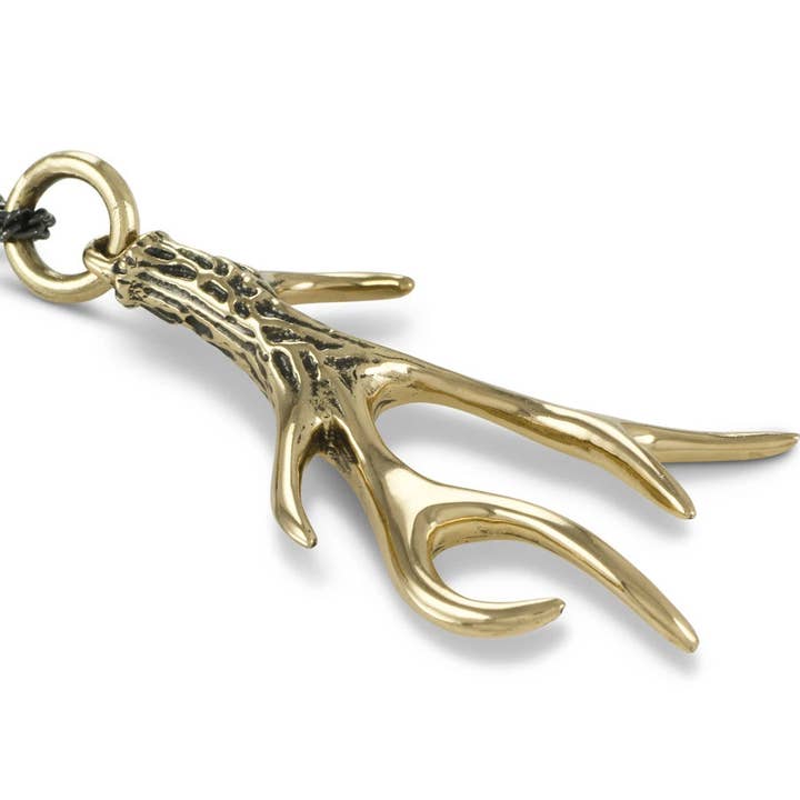 Antler Necklace - Bronze for wholesale by Lost Apostle