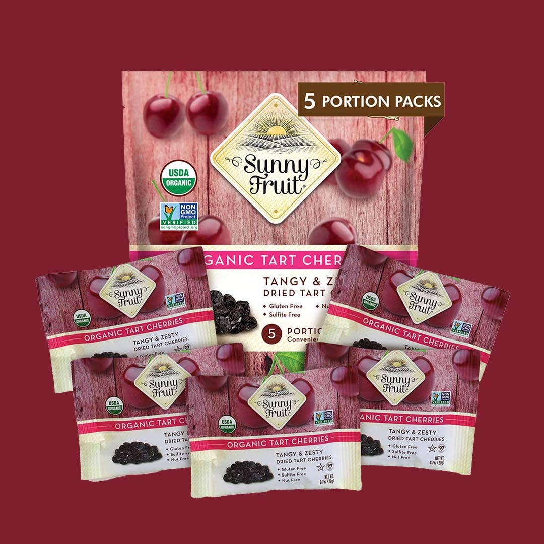 Sunny Fruit - Wholesale Dried/Dehydrated Fruit - Organic Dried Tart Cherries - No Refined Sugar, Vegan Snack1