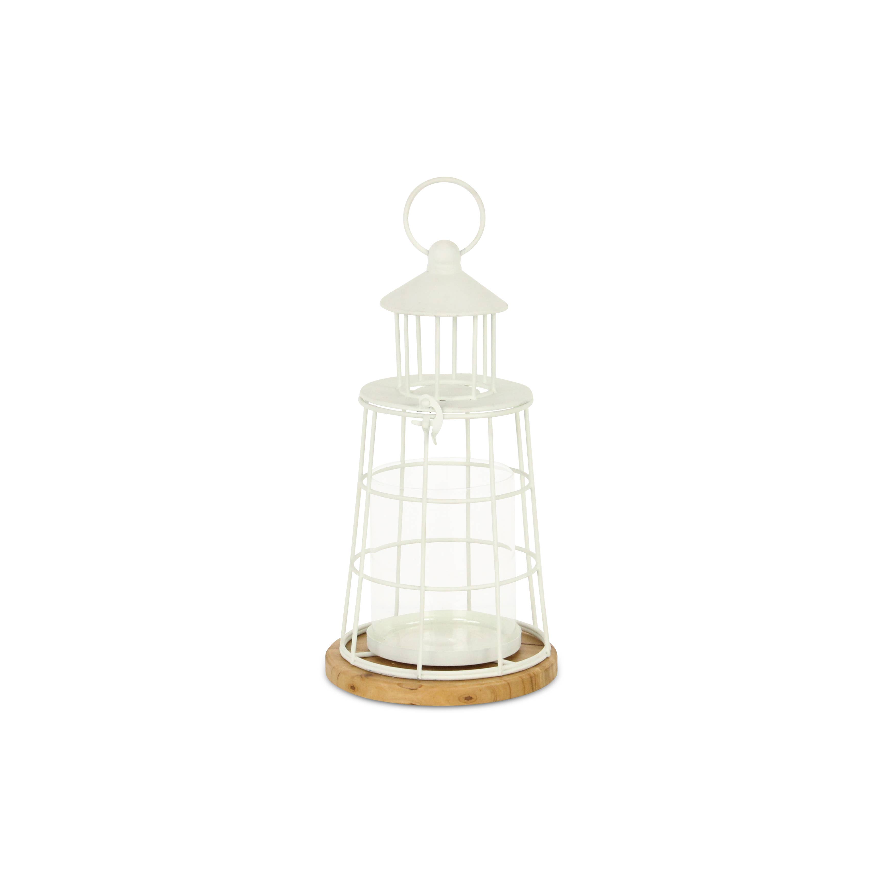 Cheungs Home Decor - Wholesale Lantern - Caler White Lighthouse Styled Metal Lantern8