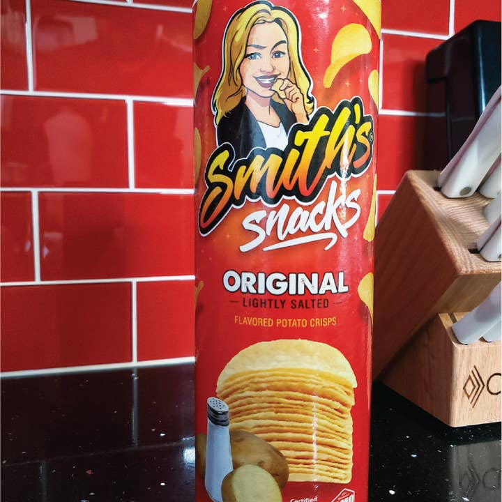 Smith Brands - Wholesale Prank/Gag Gift - Snake in a Can Prank Gag - Smith's Snacks Potato Chip Can Snake Joke