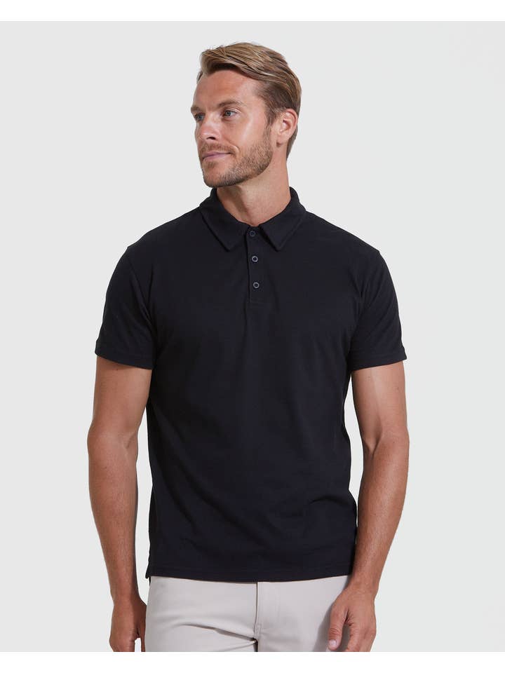 True Classic - Wholesale Polo - Men's - Black Polo