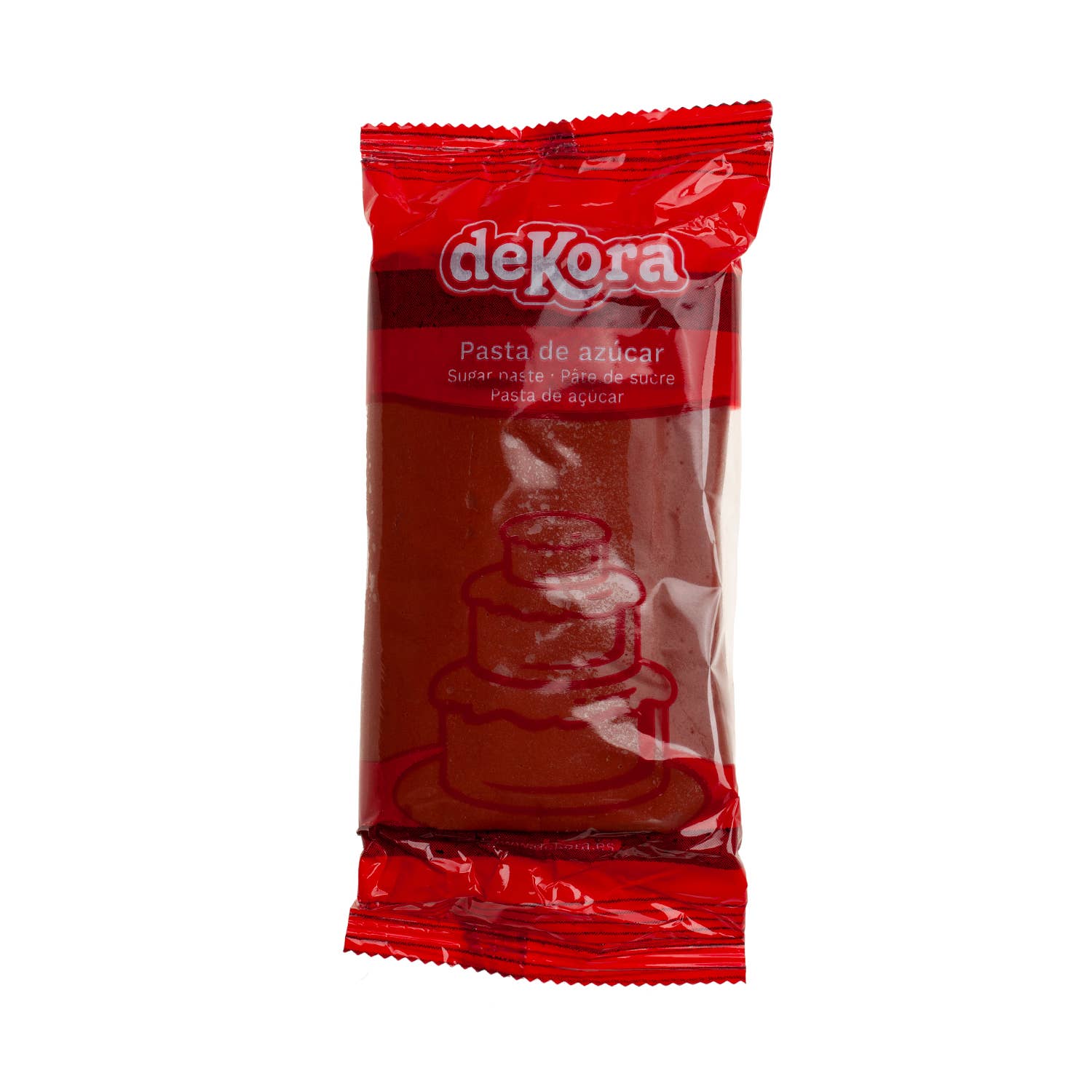 dekora - Vendita all'ingrosso Kit decorazione torte - FONDENTE MARRONE 250 G SENZA GLUTINE0