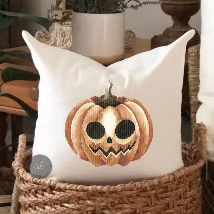 Halloween Pillow Cover | Fall Farmhouse Decor | for wholesale by Stone River Home Co