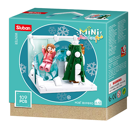 Texas Toy Distribution - Wholesale Building Set - Kids - Mini Handicraft Four Seasons Building Brick Display Set11