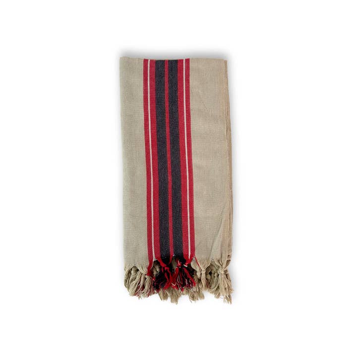 Buld&Co. - Wholesale Beach Towel - VERA Striped Turkish Towel, Peshtemal Cotton Beach Towel6