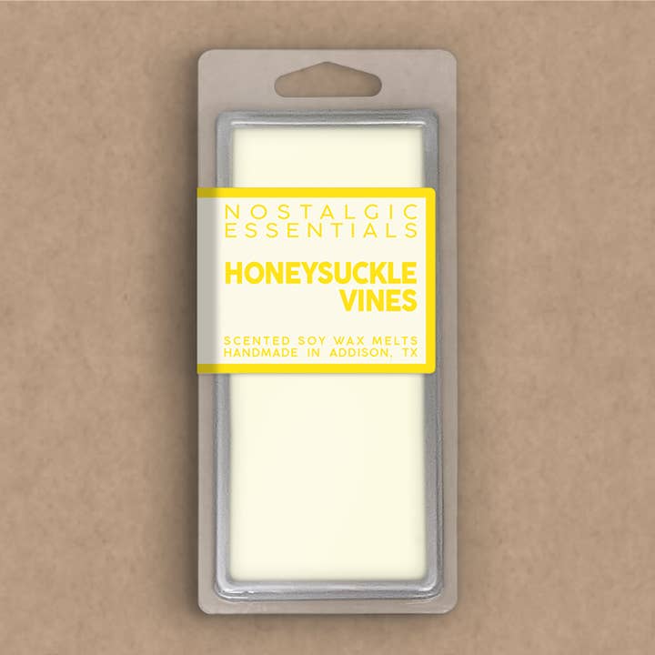 Honeysuckle Vines Scented Soy Wax Melt Snap Bars for wholesale by Nostalgic Essentials
