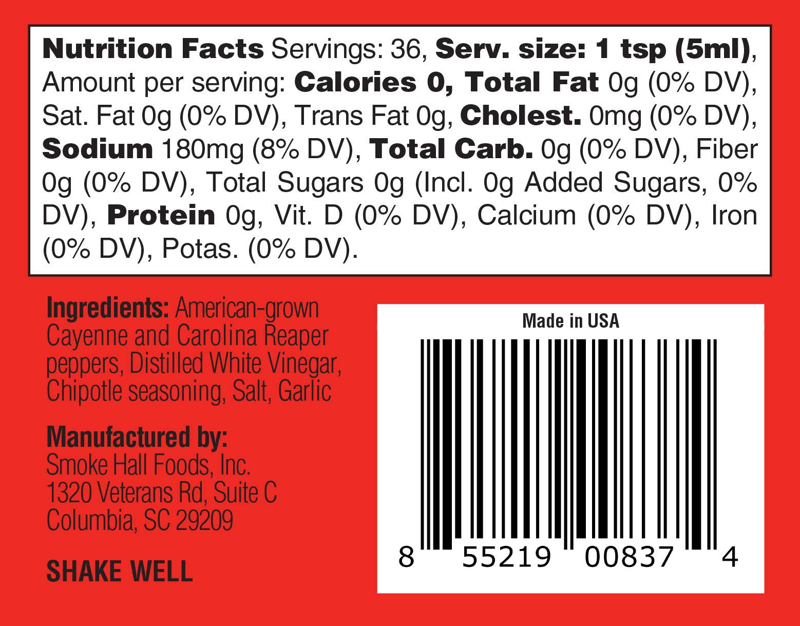 The General's Hot Sauce - Wholesale Hot Sauce - Reaper Actual - The General's Hot Sauce1