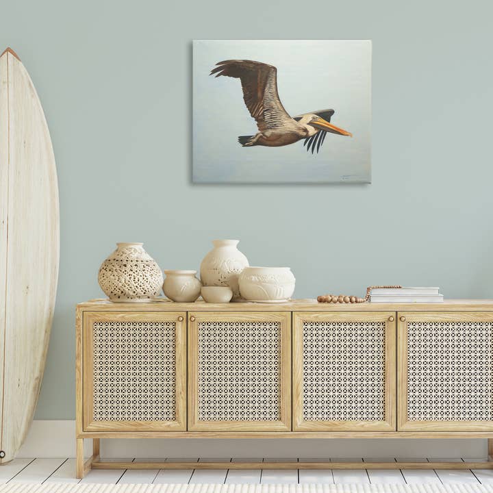 Stupell Industries - Wholesale Wall Sign - Brown Pelican in Flight - Unframed Wall Art9