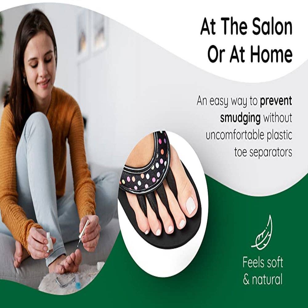 Pedi Couture - Wholesale Sandals - Women's - Polka Dot Toe Separator Sandals2