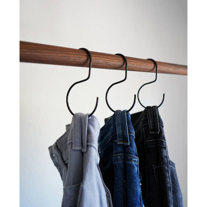 Keyaiira – Engroshandel Bøjle – Jean-displaykroge med læderstropper, sæt med 616