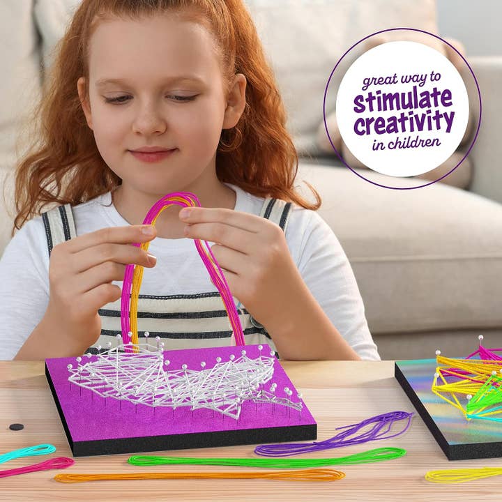 Dan&Darci – Großhandel Bastelset – Kinder – 3D String Art Kit für Kinder