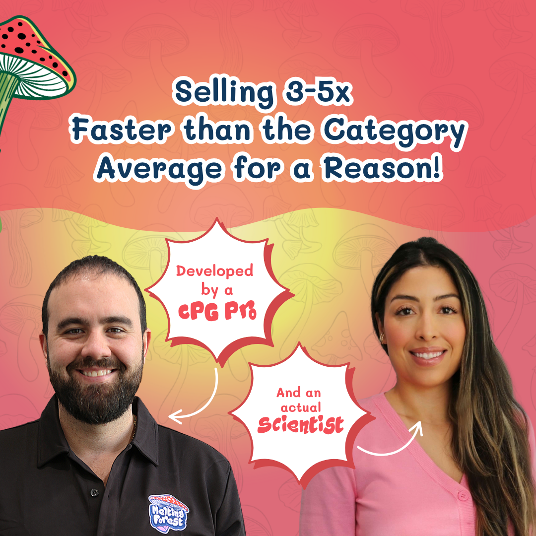 Melting Forest - Wholesale Sparkling Water - Mushroom Drink | Stress Relief | Watermelon Elderflower 8