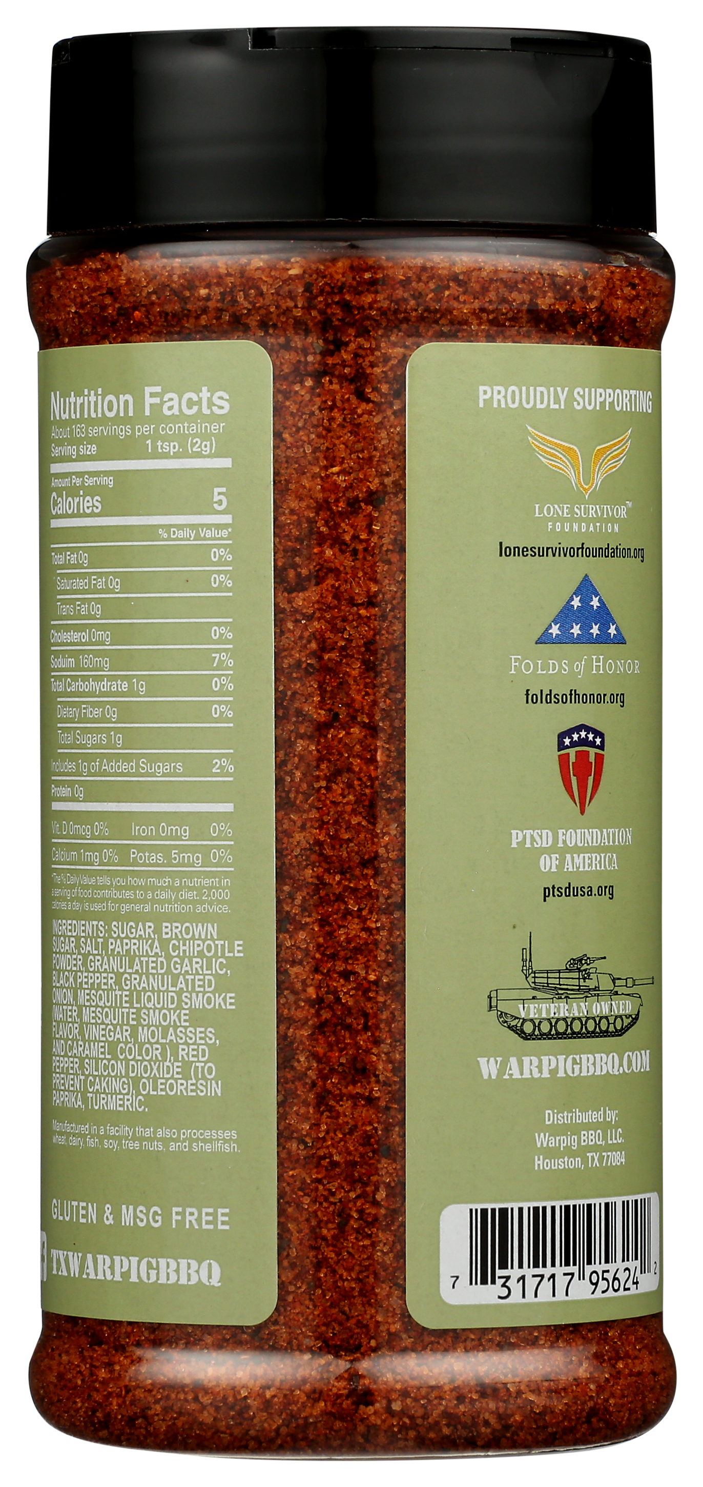 WarPig BBQ Elite BBQ Products - Vente Marinades en poudre - Ham Grenade Elite BBQ Rub - Mélange épicé et doux pour barbecue6