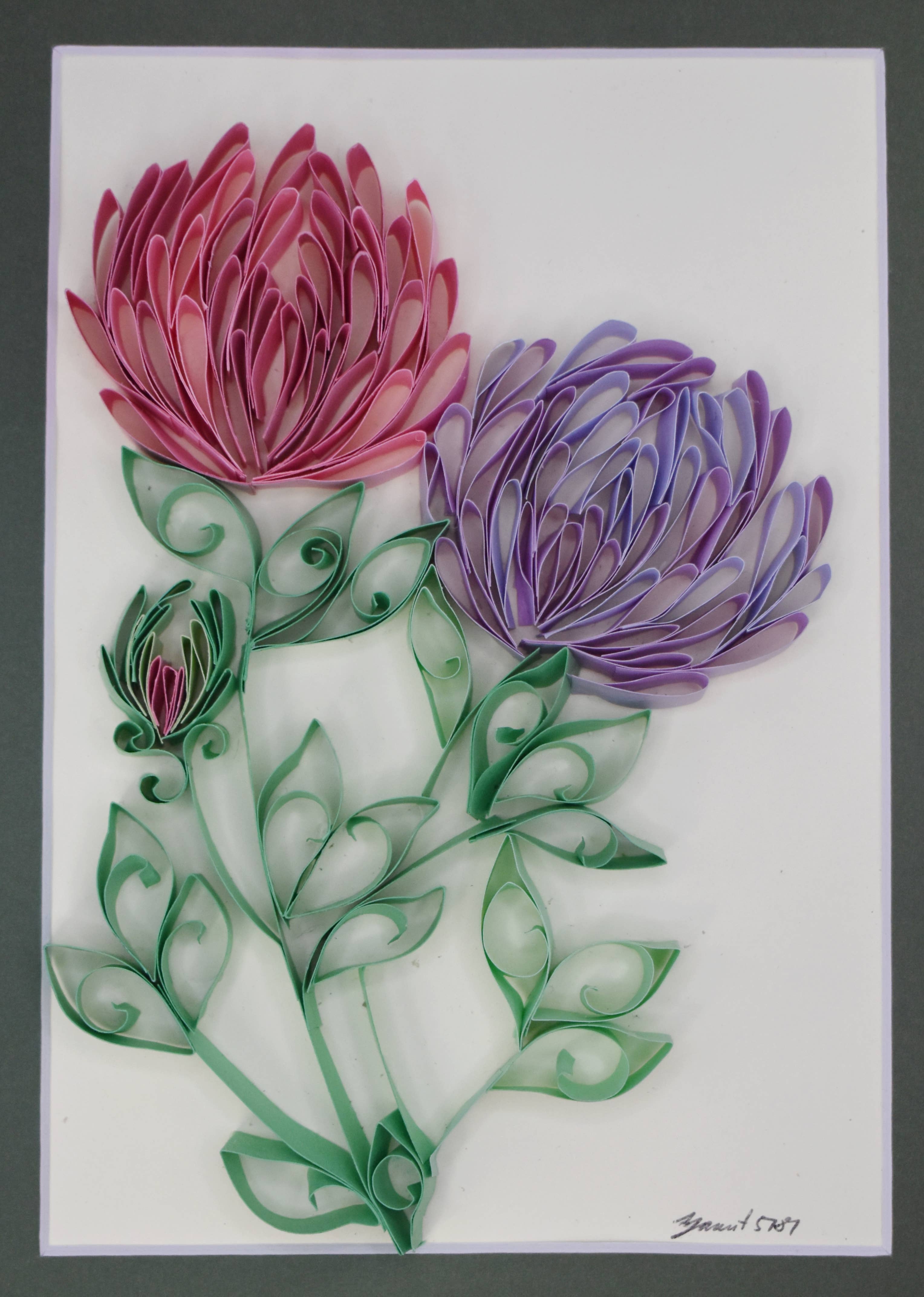 Quillingdream - Wholesale Everyday Greeting Card - Peonies0