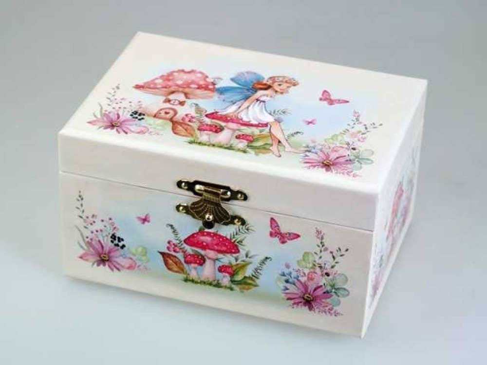Musicbox world - Wholesale Music Box - Kids & Baby - Music box - mushroom fairy storage box