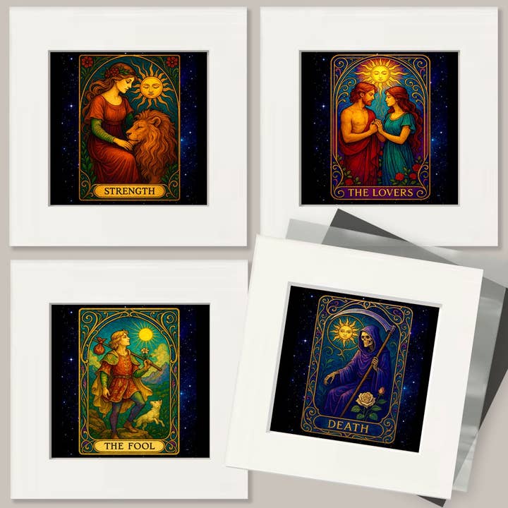 Mowbi - Wholesale Art Print - The Emperor - Tarot Card Art Prints – 8″x10″ Artwork for 11″x14″ Frame
