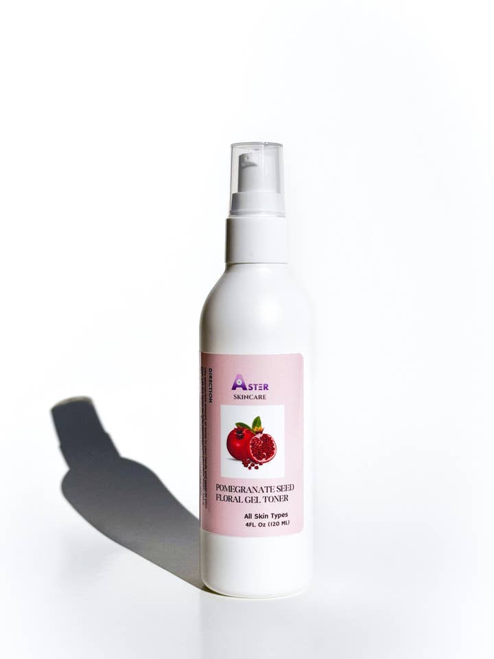 Brightening Floral Gel Toner | Pomegranate Extract & Green Tea for wholesale by ASTER Skincare