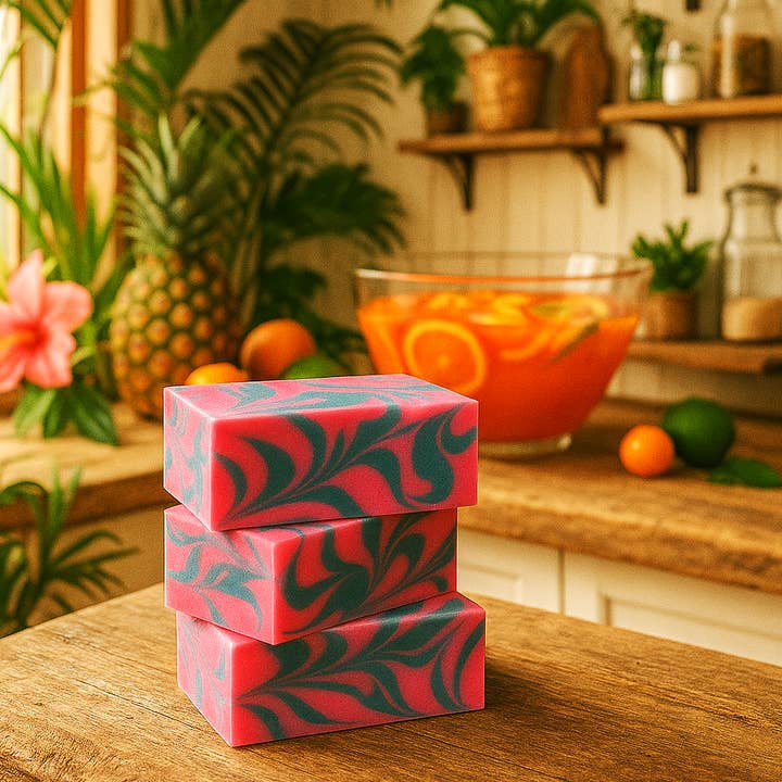 DeShawn Marie Soap Boutique - Wholesale Bar Soap - Aloha Punch Soap (no packaging/private label)1