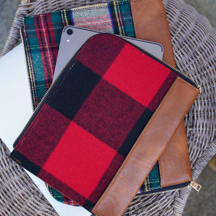 Jen & Co. - Wholesale Clutch Bag - Women's - M1981 Gwen Clutch / Tablet Sleeve 11''11