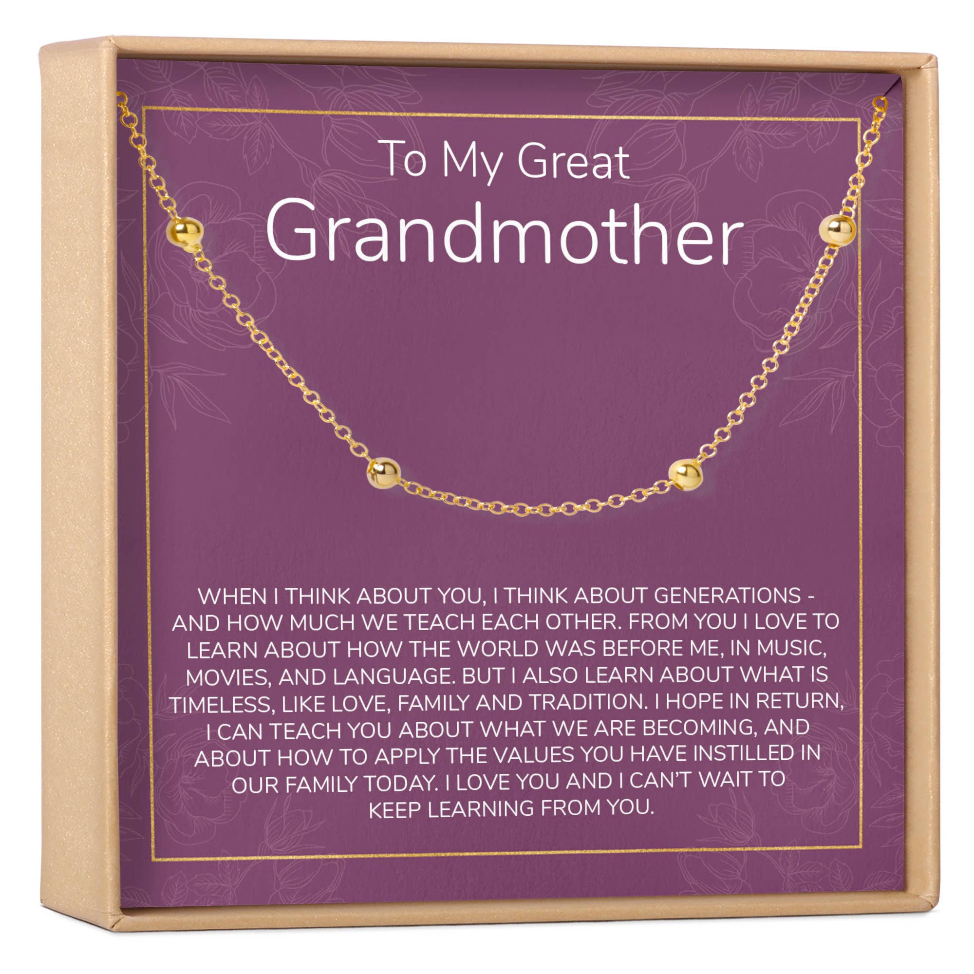 Gold Grandmother Bracelet for wholesale on Faire0